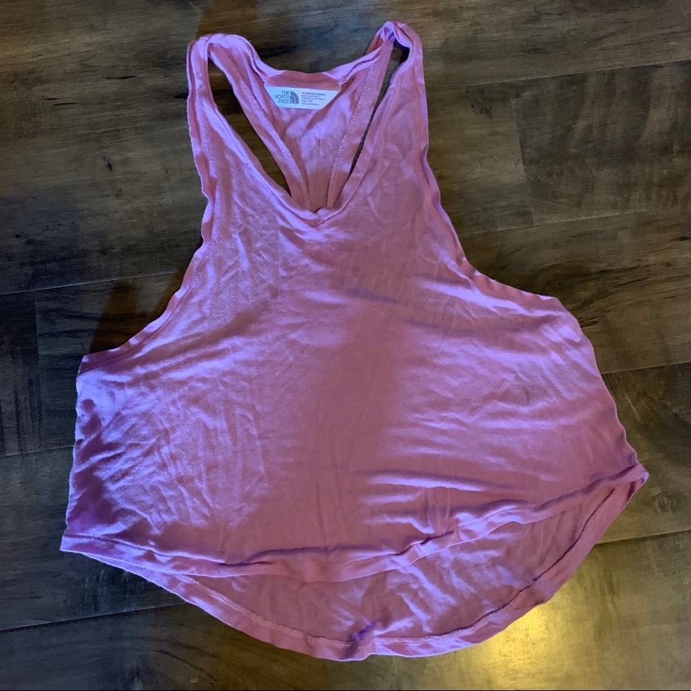 Purple North Face workout tank
